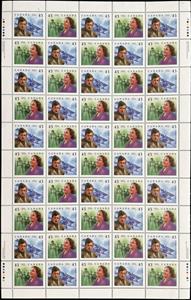 Full Pane, William Avery Bishop / Mary Travers, Canada,  , Aircraft, Anniversaries and Jubilees, Aviation, Musicians, Pilots, Singers