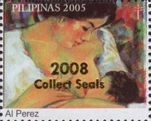 Stamp, Al Perez, Cinderellas,  , Tuberculosis / TBC