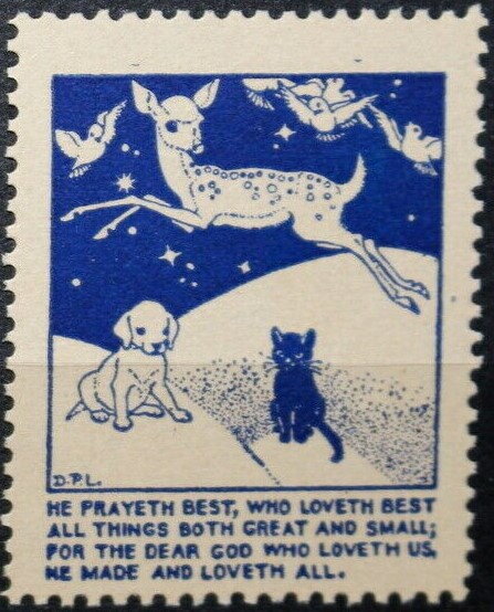 Animal Protection. "He prayest best.."