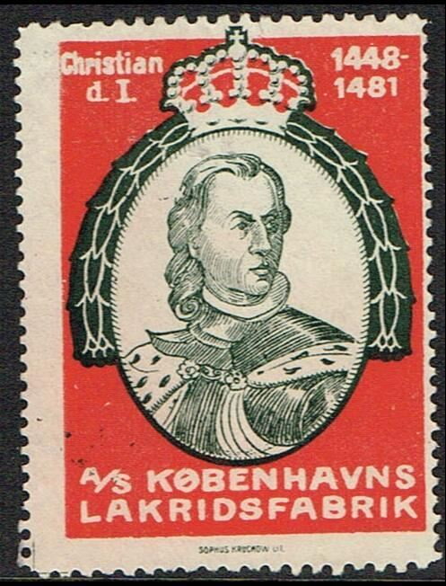 Christian D I 1448 1481 A S Koebenhavns Lakridsfabrik