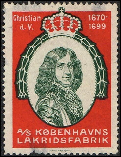 Christian D V 1670 1699 A S Koebenhavns Lakridsfabrik