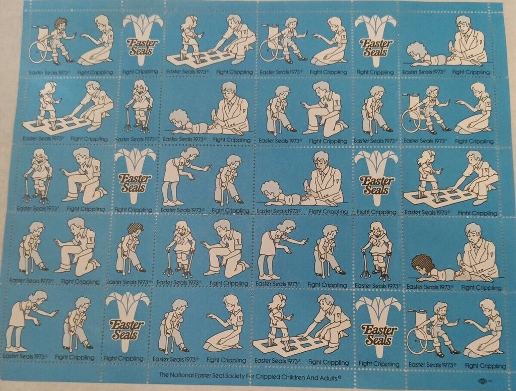 Easter Seals 1973 Fight Crippling