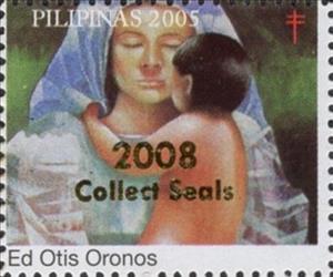 Stamp, Ed Otis Oronos, Cinderellas,  , Tuberculosis / TBC