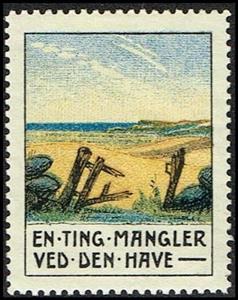 Stamp, En Ting Mangler Ved Den Have, Cinderellas,  , Coastal Areas