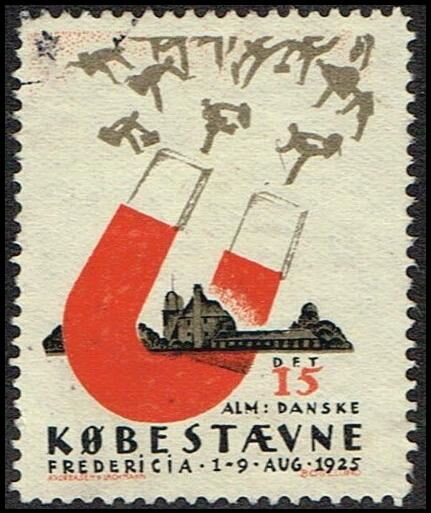 Fredericia Aug 1925 Alm Danske Koebestaevne