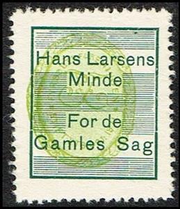 Stamp, Hans Larsens Minde For De Gamles Sag, Cinderellas,  , Old Age