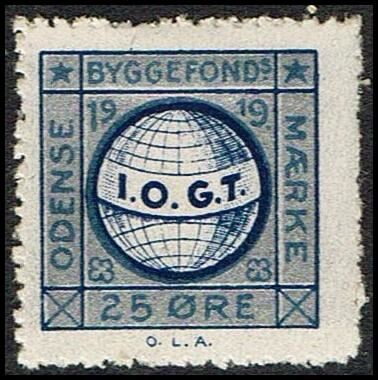 I O G T Odense Byggefonds Maerke 25 Oere