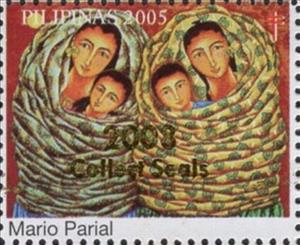 Stamp, Mario Parial, Cinderellas,  , Tuberculosis / TBC
