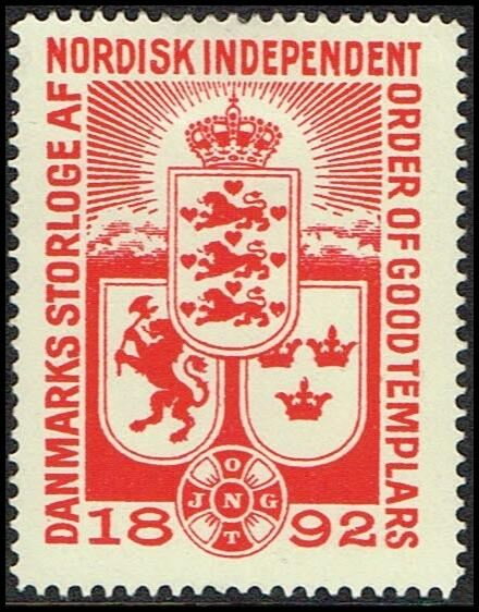 Order Of Good Templars Danmarks Storloge Af Nordisk Independ