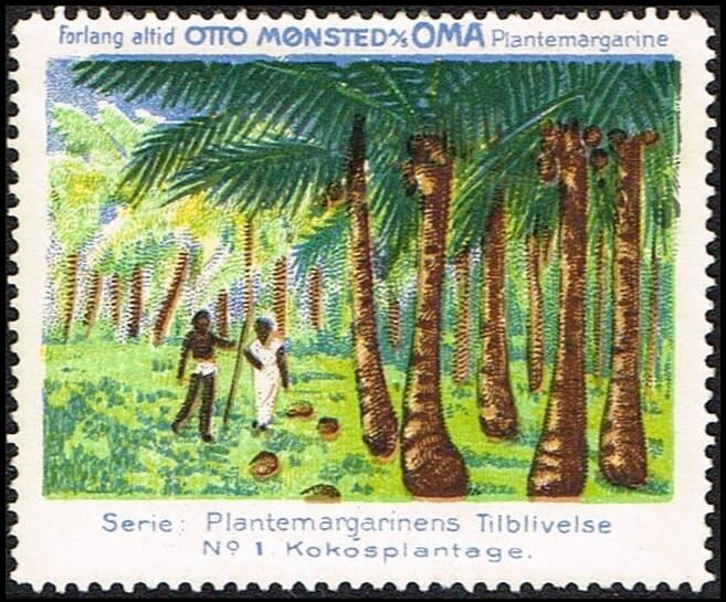 Otto Moensted A S Oma Plantemargarine Canoe