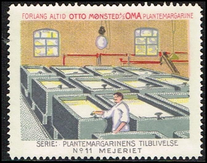 Otto Moensted Oma Plantemargarine No 11 Mejeriet