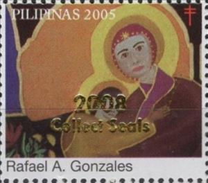 Stamp, Rafael A. Gonzales, Cinderellas,  , Tuberculosis / TBC