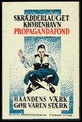 Skraedderlauget Kjoebenhavn Propagandafond Haandens Vaerk
