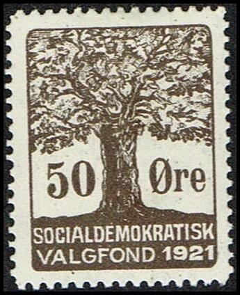 Socialdemokratisk Valgfond 50 Oere