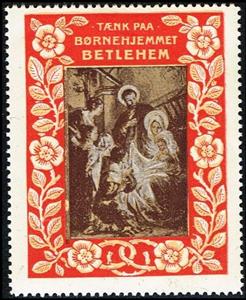 Stamp, Taenk Paa Boernehjemmet Betlehem Large Size, Cinderellas,  