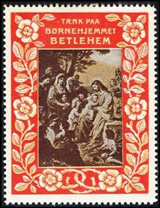 Stamp, Taenk Paa Boernehjemmet Betlehem Large Size, Cinderellas,  