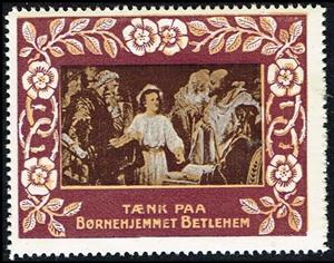 Stamp, Taenk Paa Boernehjemmet Betlehem Large Size, Cinderellas,  