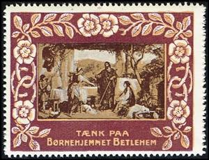 Stamp, Taenk Paa Boernehjemmet Betlehem Large Size, Cinderellas,  