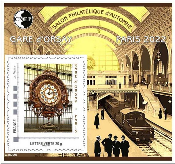 Autumn Philatelic Salon Paris Gare d'Orsay 2022 CNEP