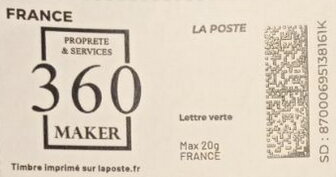 Stamp, 360 Maker Proprete and Services, France,  