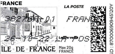 Ile de France. Street View in black