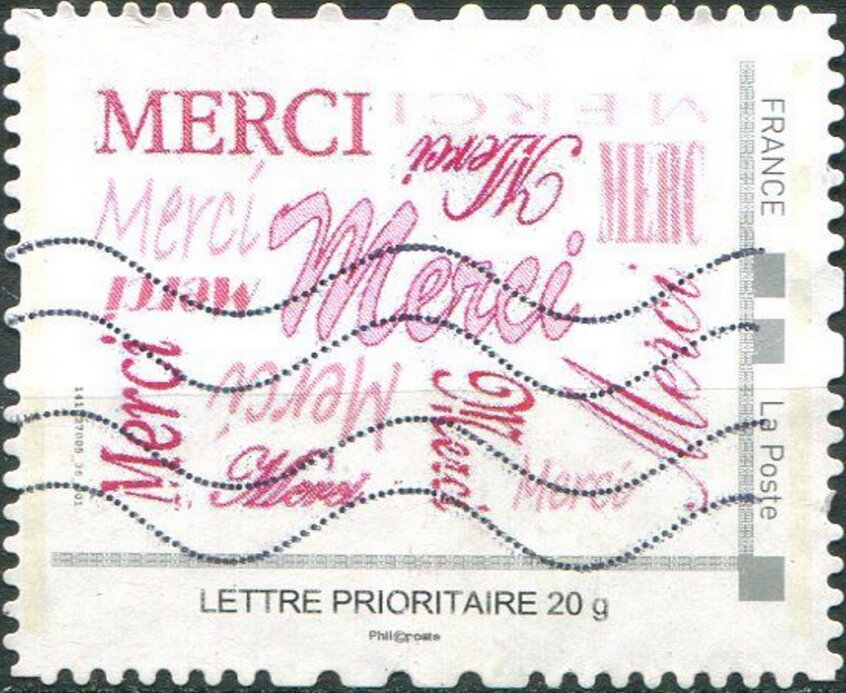 Merci x11 in pink