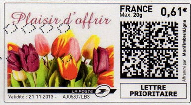 Pleasure to offer/ Plaisir d'Offrir. Tulips