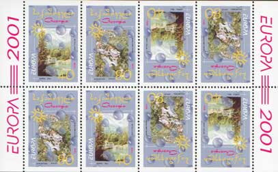 Europa (C.E.P.T.) 2001 - Water - A Natural Treasure