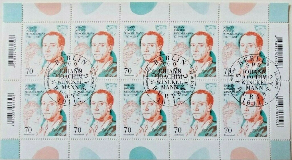 300th Birth Anniver. Johann Joachim Winckelmann (1717-1768)