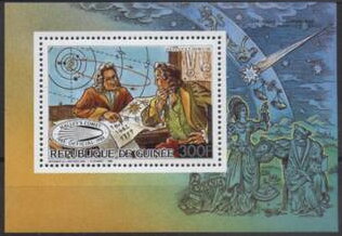 Edmond Halley and Issac Newton