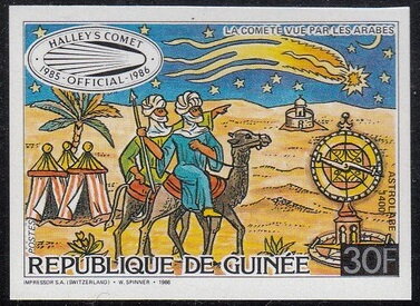 The Comet above Arabia