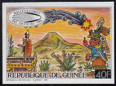 The Comet above Mexico