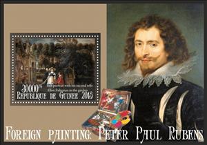 Souvenir Sheet, Art Peter Rubens, Guinea,  