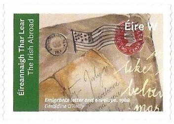 Geraldine O'Reilly "An Emigrants Letter and Envelope"