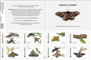 Booklet, LiŠajovÉ A MartinÁČi, Personalized and Private Mail Stamps,  , Animals (Fauna), Butterflies