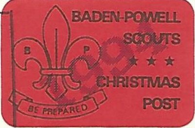 Stamp, Scout Emblem and "Be Prepared", Personalized and Private Mail Stamps,  , Christmas, Scouting, Seals (Emblems)