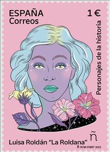 Stamp, Luisa Roldán, Scupltor, Spain,  , Famous People, Sculptors, Women