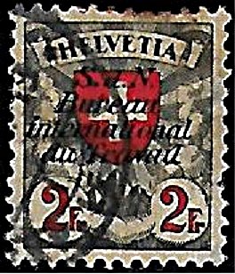 Coat of Arms (BIT/ILO overprint)