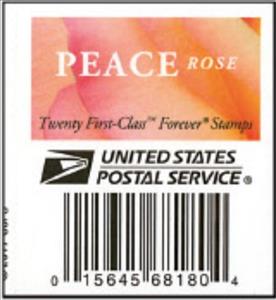 Booklet, Peace Rose, United States of America,  , Flowers, Plants (Flora), Roses