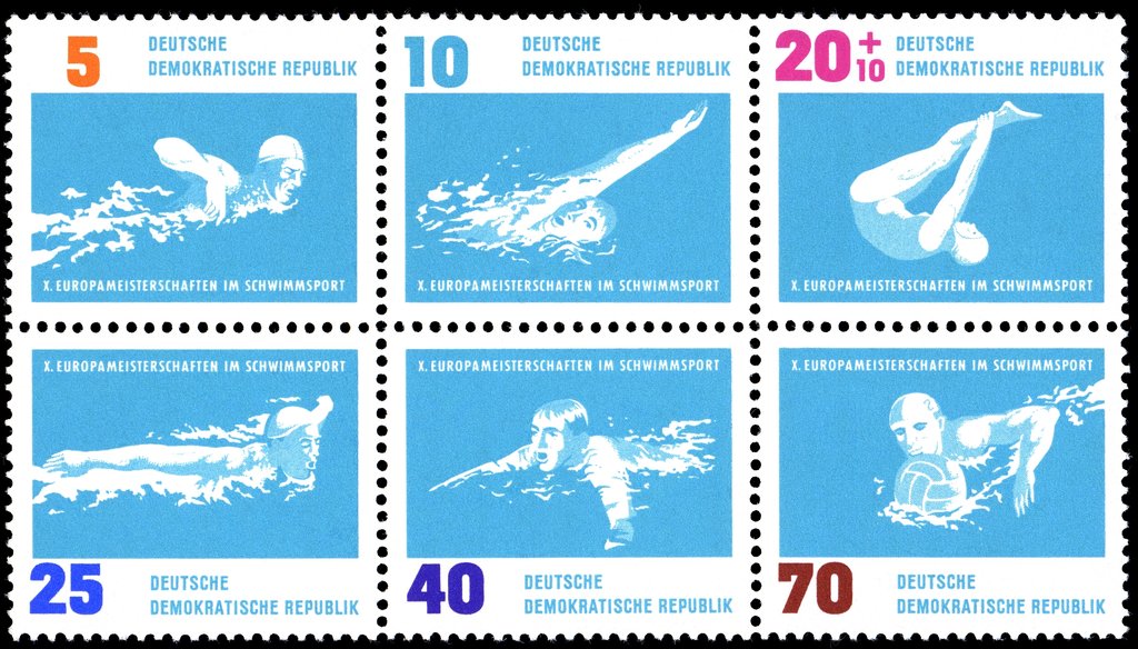 Various water sports