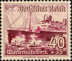 Stamp, Liner 'Europe' of the North German Lloyd, Austria,  , Ships, Steamers