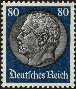 Stamp, Paul von Hindenburg (1847-1934), 2nd President, Austria,  , Famous People, Heads of State, Men, Politicians, Государственный деятель