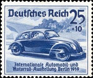 Stamp, Volkswagen, Austria,  , Bridges, Cars, Trees, Vehicles