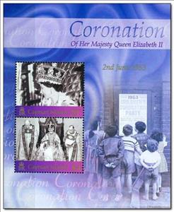 Souvenir Sheet, 50th Anniversary of Coronation, Cayman Islands,  