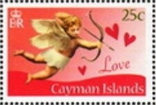 Cupid and hearts