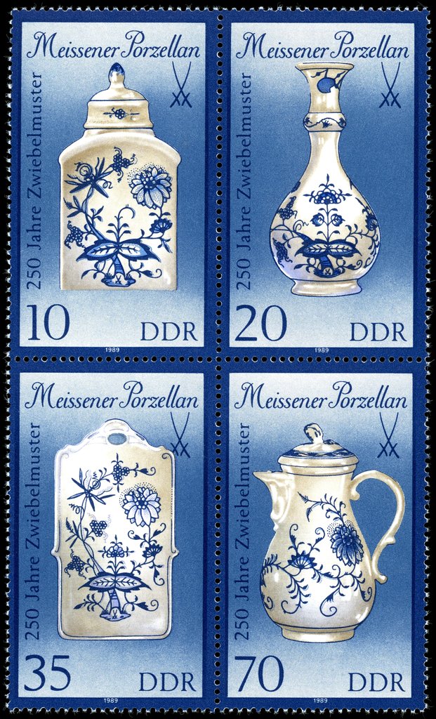 Se-tenant of Meissen Porcelain