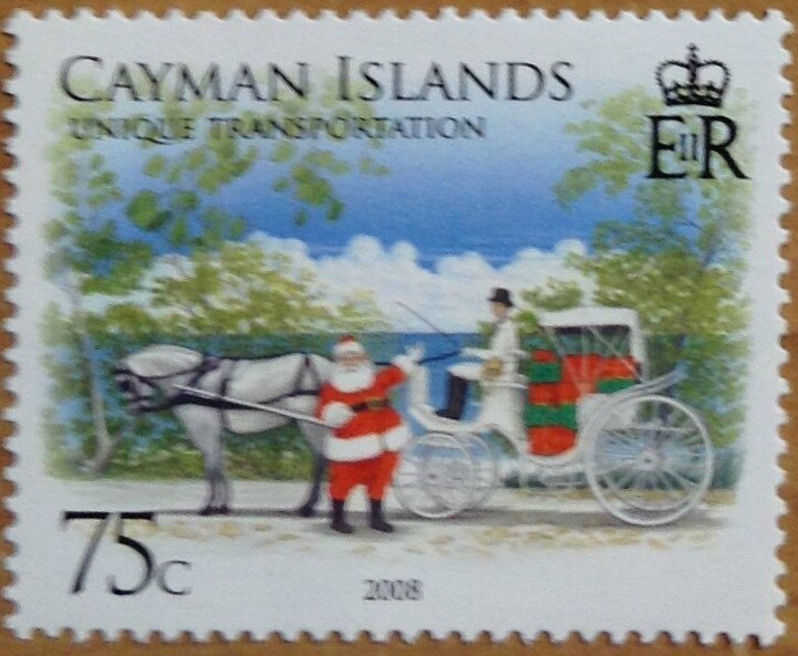 Father Christmas with carriage