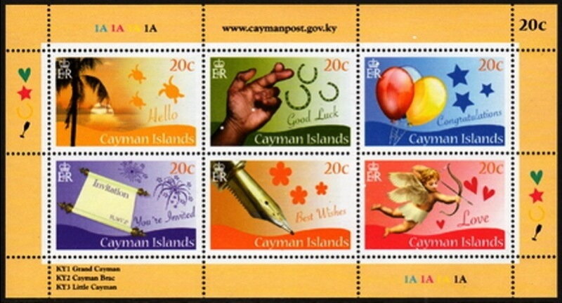 Greetings stamps 20 cents sheet