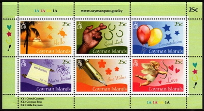 Greetings stamps 25 cents sheet