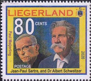 Stamp, Birthday of Dr Albert Schweitzer, Cinderellas,  , Famous People
